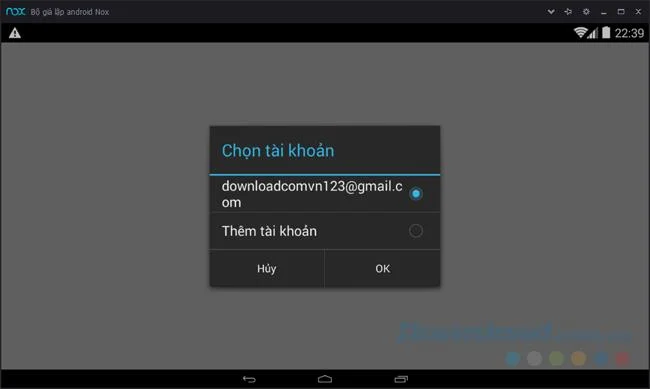 Napraw problem braku możliwości zalogowania się na konto w Nox App Player