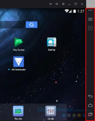 Jak dostosować pasek podmenu w Nox App Player