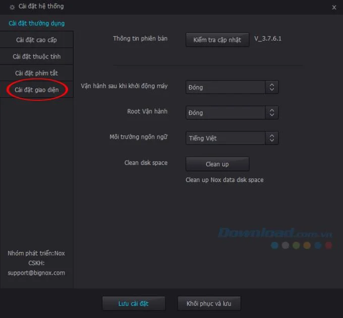 Jak dostosować pasek podmenu w Nox App Player