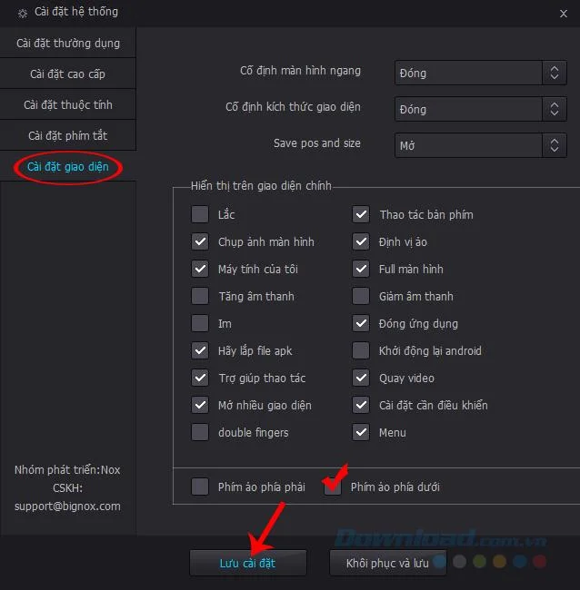 Jak dostosować pasek podmenu w Nox App Player