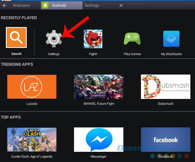 نحوه ایجاد یک حساب BlueStacks