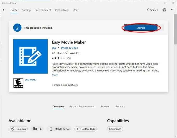 Instructies voor het downloaden en installeren van Easy Movie Maker - eenvoudige videobewerking