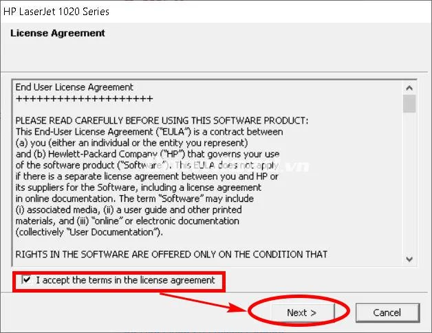 HP LaserJet 1020-stuurprogramma installeren