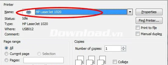 HP LaserJet 1020-stuurprogramma installeren
