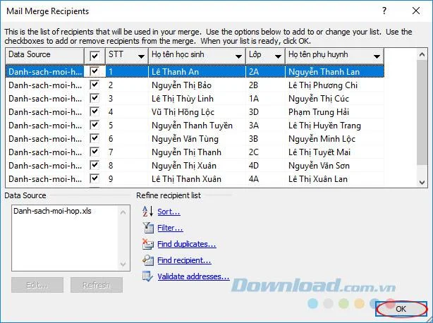 Hoe u uitnodigingen voor vergaderingen kunt combineren in Microsoft Word