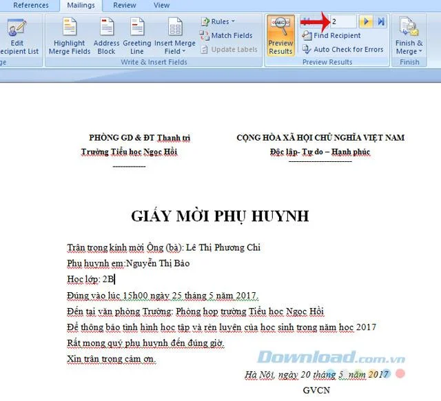 Hoe u uitnodigingen voor vergaderingen kunt combineren in Microsoft Word