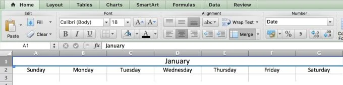 Instructies voor het maken van kalender 2020 in Excel het gemakkelijkst