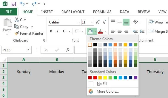 Instructies voor het maken van kalender 2020 in Excel het gemakkelijkst