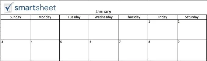 Instructies voor het maken van kalender 2020 in Excel het gemakkelijkst