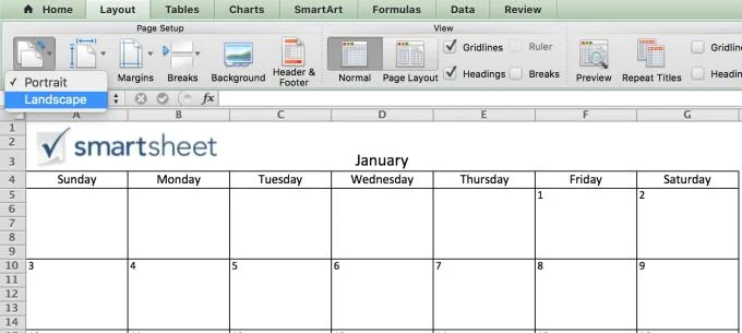 Instructies voor het maken van kalender 2020 in Excel het gemakkelijkst