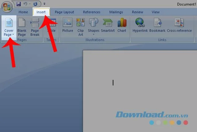 Instructions for creating beautiful covers on Microsoft Word Instructions for creating beautiful covers on Microsoft Word