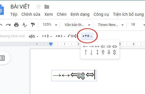 Instructies voor het typen van wiskundige formules in Google Docs