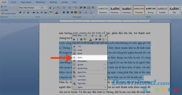 Hoe de tekst in Word te verbergen en weer te geven