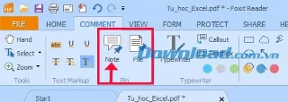 How to create notes in PDF files with Foxit Reader