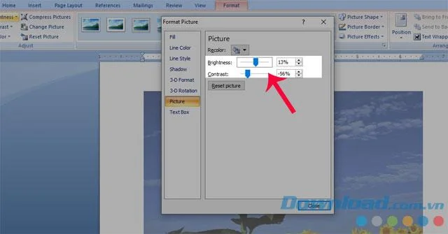 คำแนะนำสำหรับการเบลอภาพใน Word