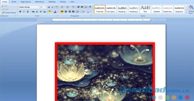نحوه ایجاد فریم و افکت برای تصاویر در Word
