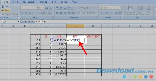 How to get the integer part of a number in Excel How to get the integer part of a number in Excel