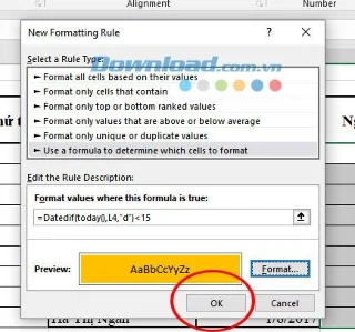 Hoe u een contractmelding kunt instellen die verloopt in Excel