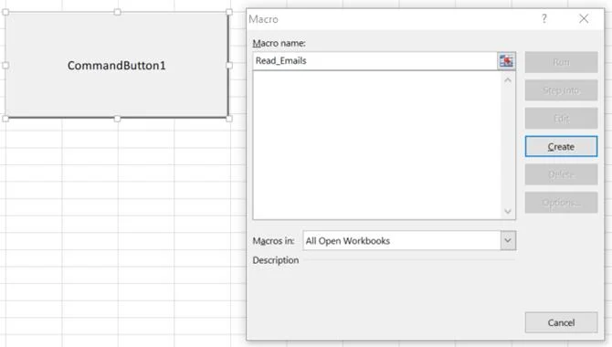 Instructions for sending emails from Excel spreadsheets using VBA scripts