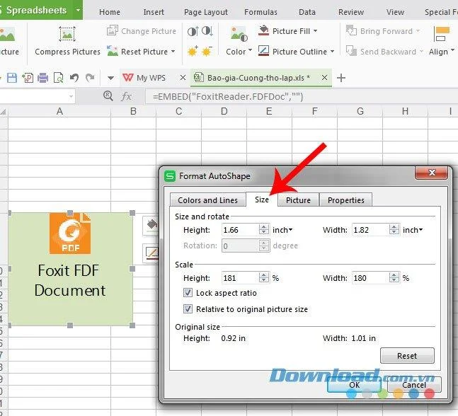 Hoe een PDF-bestand in Excel in te voegen