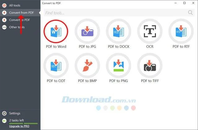 Gebruik PDF Candy Desktop om PDF naar Word te converteren