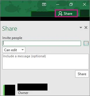 Delen en annuleren van het delen van Microsoft Excel-bestanden met anderen