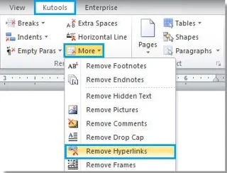Hoe links te verwijderen, verwijder alle links in Word