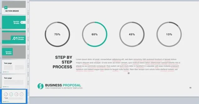 Sunum içeren 12 ücretsiz Keynote şablonu