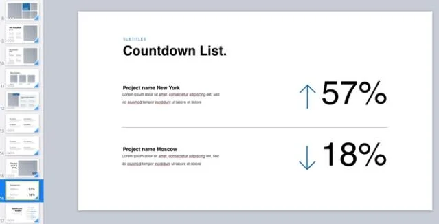 Sunum içeren 12 ücretsiz Keynote şablonu