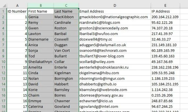 Hoe cellen in Excel samen te voegen en samen te voegen