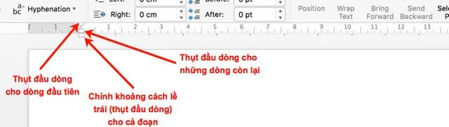 How to use the ruler ruler in Word