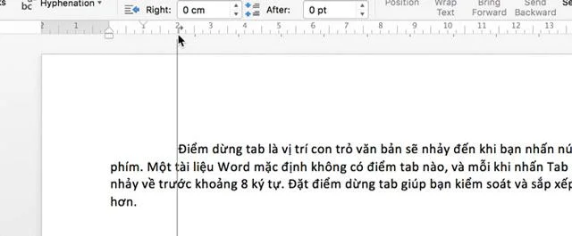 How to use the ruler ruler in Word