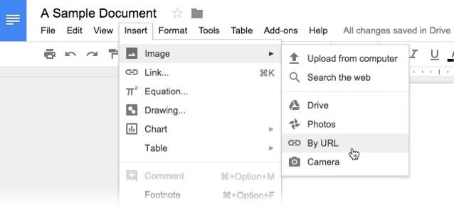Voeg GIF-afbeeldingen toe aan Google Docs