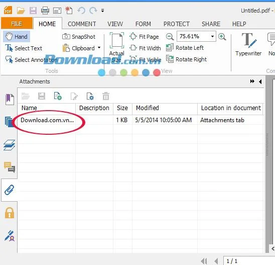 Bestanden bijvoegen bij PDF-bestanden met Foxit Reader