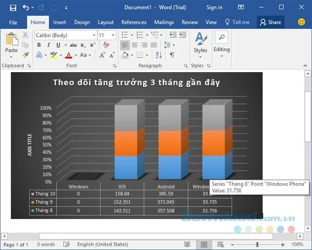 Microsoft Word 2016da grafik oluşturma