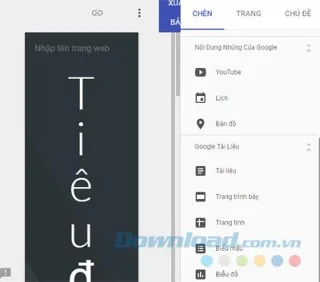 Instrucciones para insertar archivos en Google Sites
