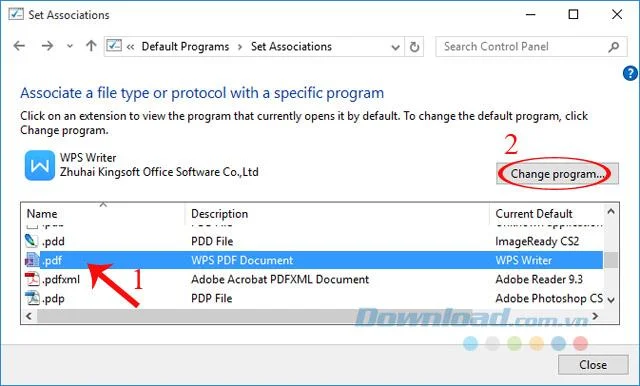 Hoe de standaard PDF-lezer op Windows 10 te veranderen