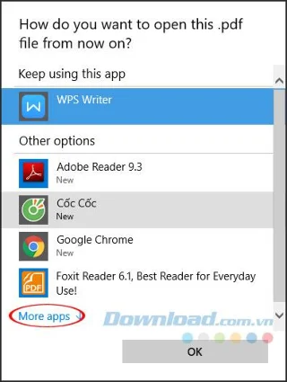 Hoe de standaard PDF-lezer op Windows 10 te veranderen