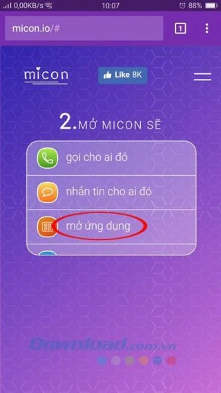 Micon.io로 개인 사진에서 전화 앱 아이콘 만들기
