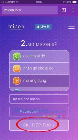 Micon.io로 개인 사진에서 전화 앱 아이콘 만들기