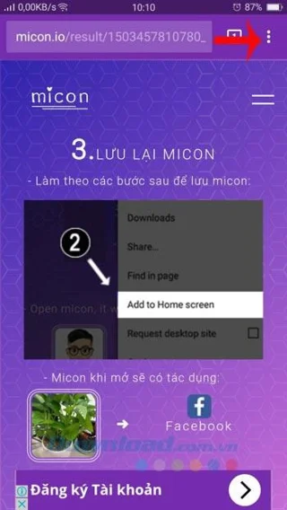 Micon.io로 개인 사진에서 전화 앱 아이콘 만들기