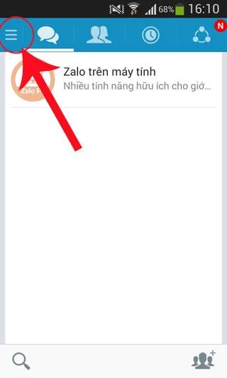 Cara menghapus akun Zalo di ponsel