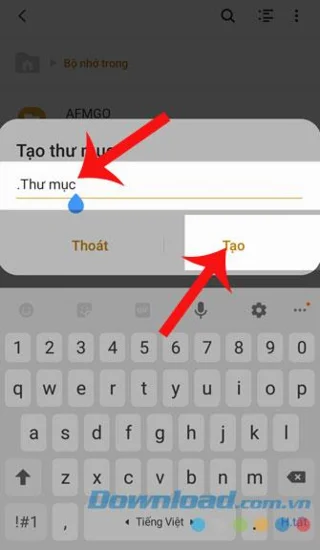 Android에서 숨겨진 폴더를 작성하고 보는 방법