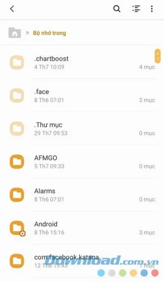 Android에서 숨겨진 폴더를 작성하고 보는 방법