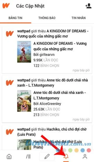 Wattpad에서 스토리 설치 및 읽기에 대한 지시 사항