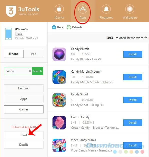 3uTools का उपयोग करके iPhone के लिए एप्लिकेशन कैसे स्थापित करें