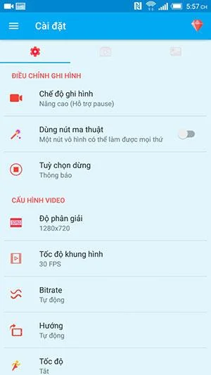 AZ 스크린 레코더로 Android 스크린 비디오를 녹화하기위한 지침