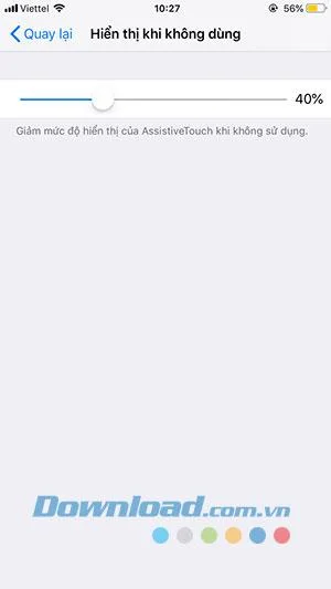 iPhone에서 가상 홈 버튼을 투명하게 만드는 방법