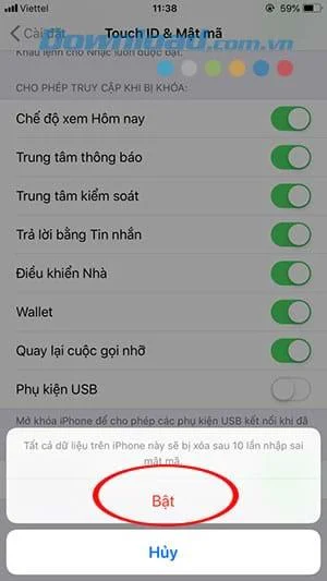 모든 iPhone 데이터를 삭제하기 위해 잘못된 암호를 10 번 입력했습니다. 활성화해야합니까?