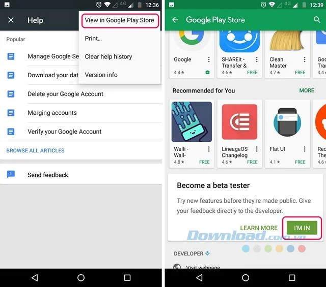 Android 기기에서 Google Assistant를 활성화하기위한 지침